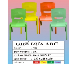 GHẾ DỰA ABC