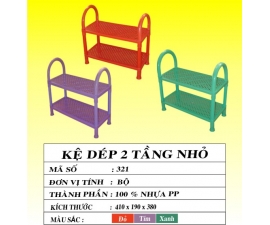 KỆ DÉP 2 TẦNG NHỎ