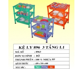 KỆ LY 896 3 TẦNG L1