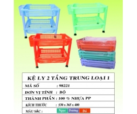 KỆ LY 896 2 TẦNG L1