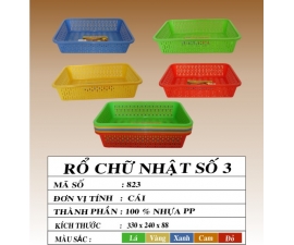 RỔ CHỮ NHẬT SỐ 3