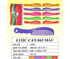 LƯỢC CÁN 843 MÀU