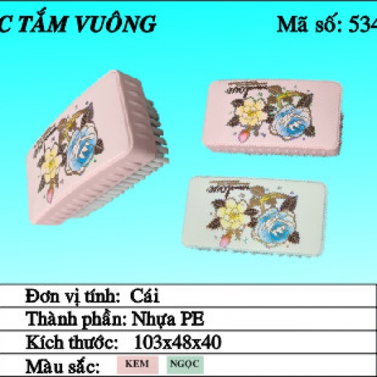 Bàn chải Tắm vuông