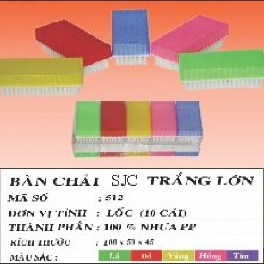 Bàn chải SJC trắng lớn