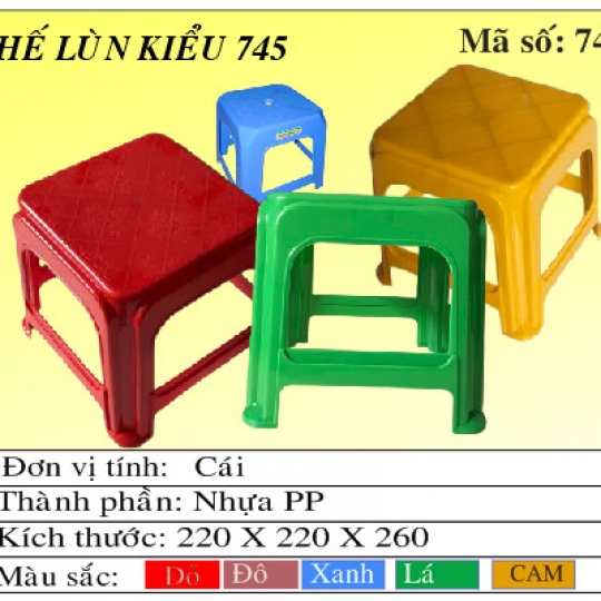 Ghế lùn kiểu 745