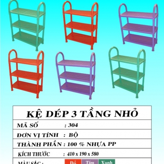 KỆ DÉP 3 TẦNG NHỎ