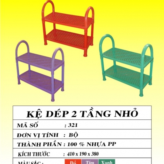 KỆ DÉP 2 TẦNG NHỎ