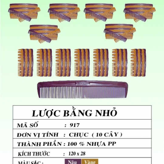 LƯỢC BẰNG NHỎ