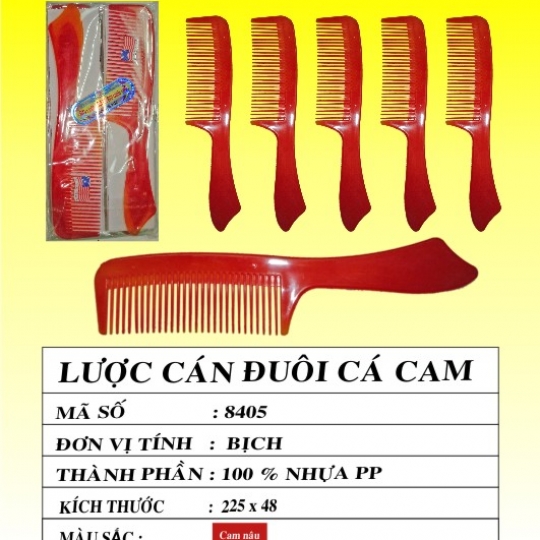 LƯỢC CÁN ĐUÔI CÁ CAM