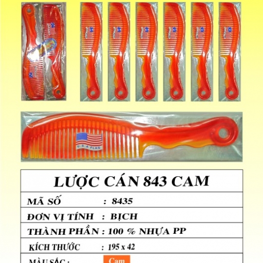 LƯỢC CÁN 843 CAM