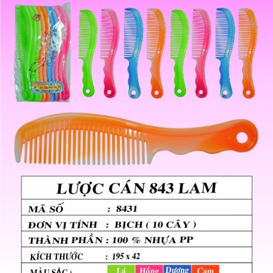 LƯỢC CÁN 843 LAM