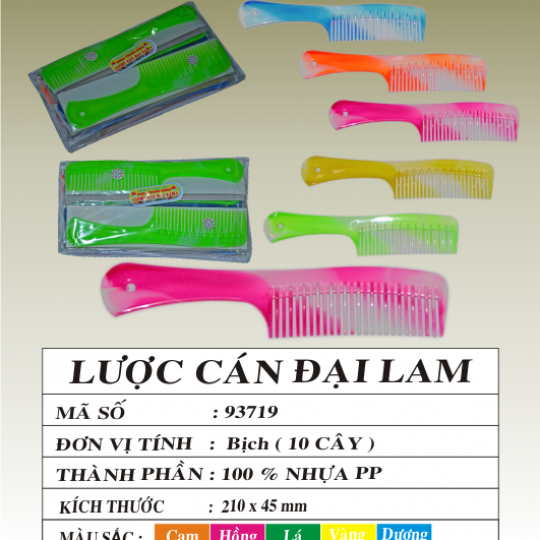 LƯỢC CÁN ĐẠI LAM