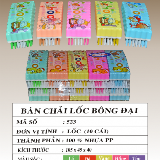 Bàn Chải Lốc Bông Đại