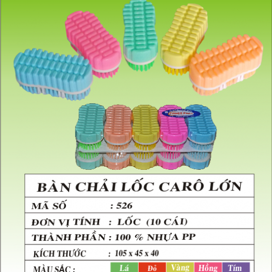 Bàn Chải Lốc CaRô Lớn